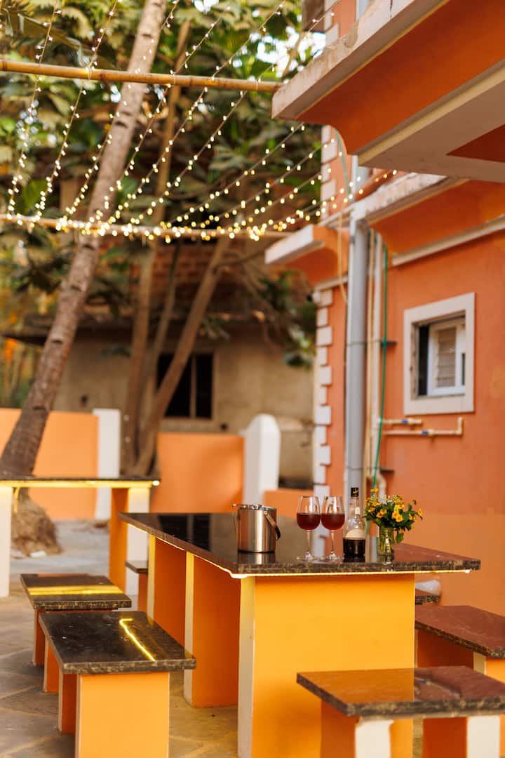Ground floor outdoor area