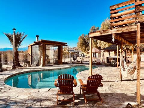 Desert escape pool/spa amazing views,stargazing