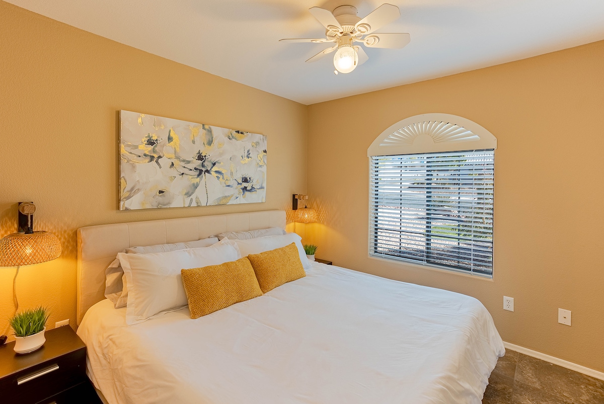 ห้องนอน 1 พร้อมเตียงขนาดพอเหมาะ