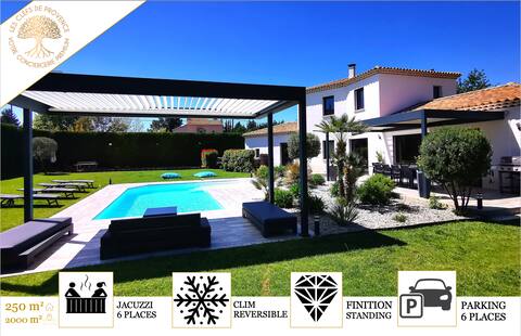 VILLA GIOIA + Chalet, Pool, Jacuzzi on 2000 m2