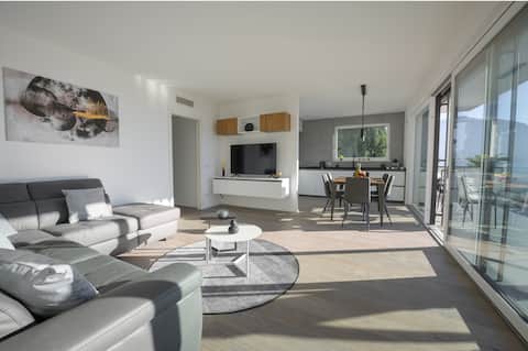 Popular Airbnb listing: Attico Sky Lake Holiday - Luxury Apartment in Riva Del Garda