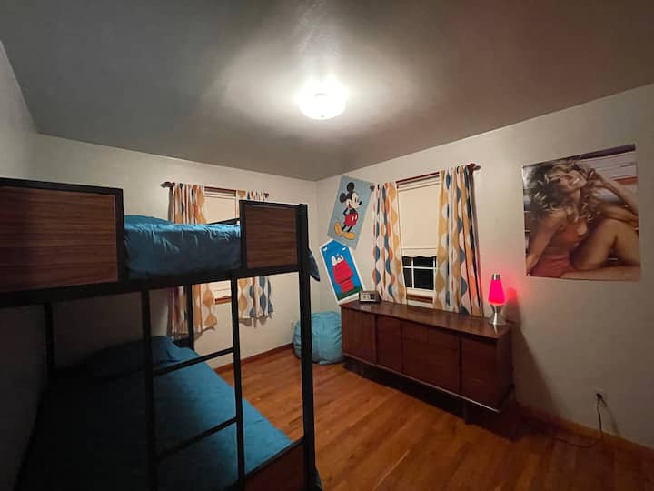 Relive your teenage years in bunk beds with trundle
