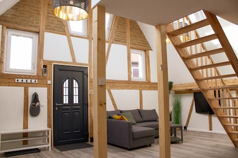 Fronhof: Ecologically renovated farmhouse in the countryside