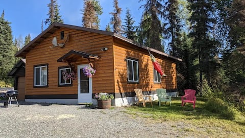 Popular Airbnb listing: Moose Crossing Lodge in Sterling