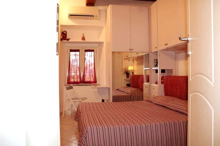 Chambre double
avec poste de travail
