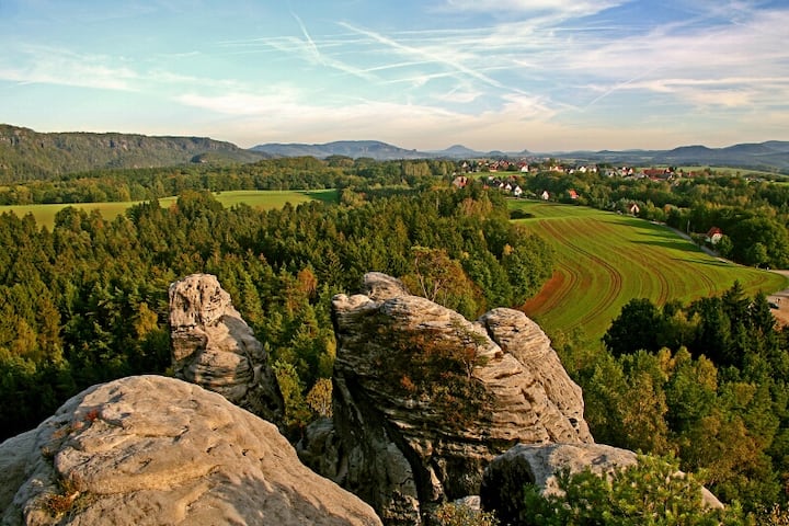 Haus mit großem Garten in Bad Schandau/Waltersdorf Villen zur Miete