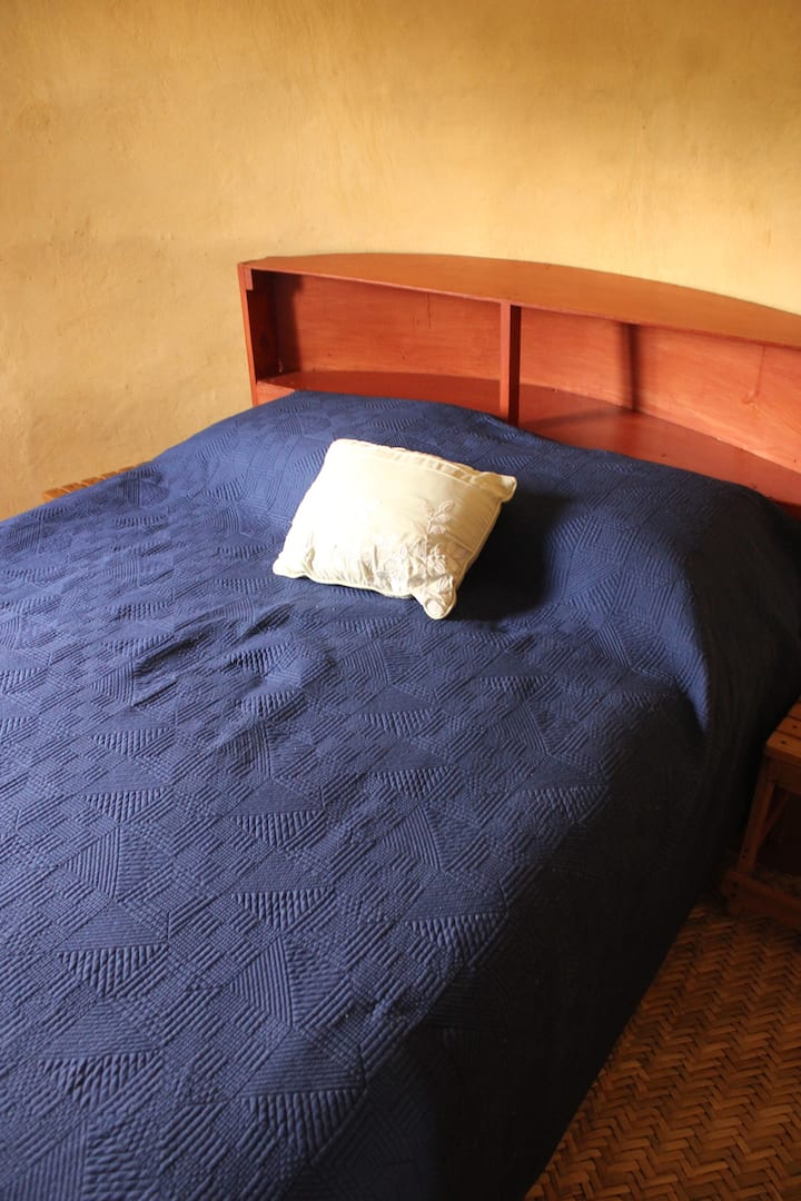 Rest under the cozy super-dobe dome made with mud and sand, without the use of concrete or poles!