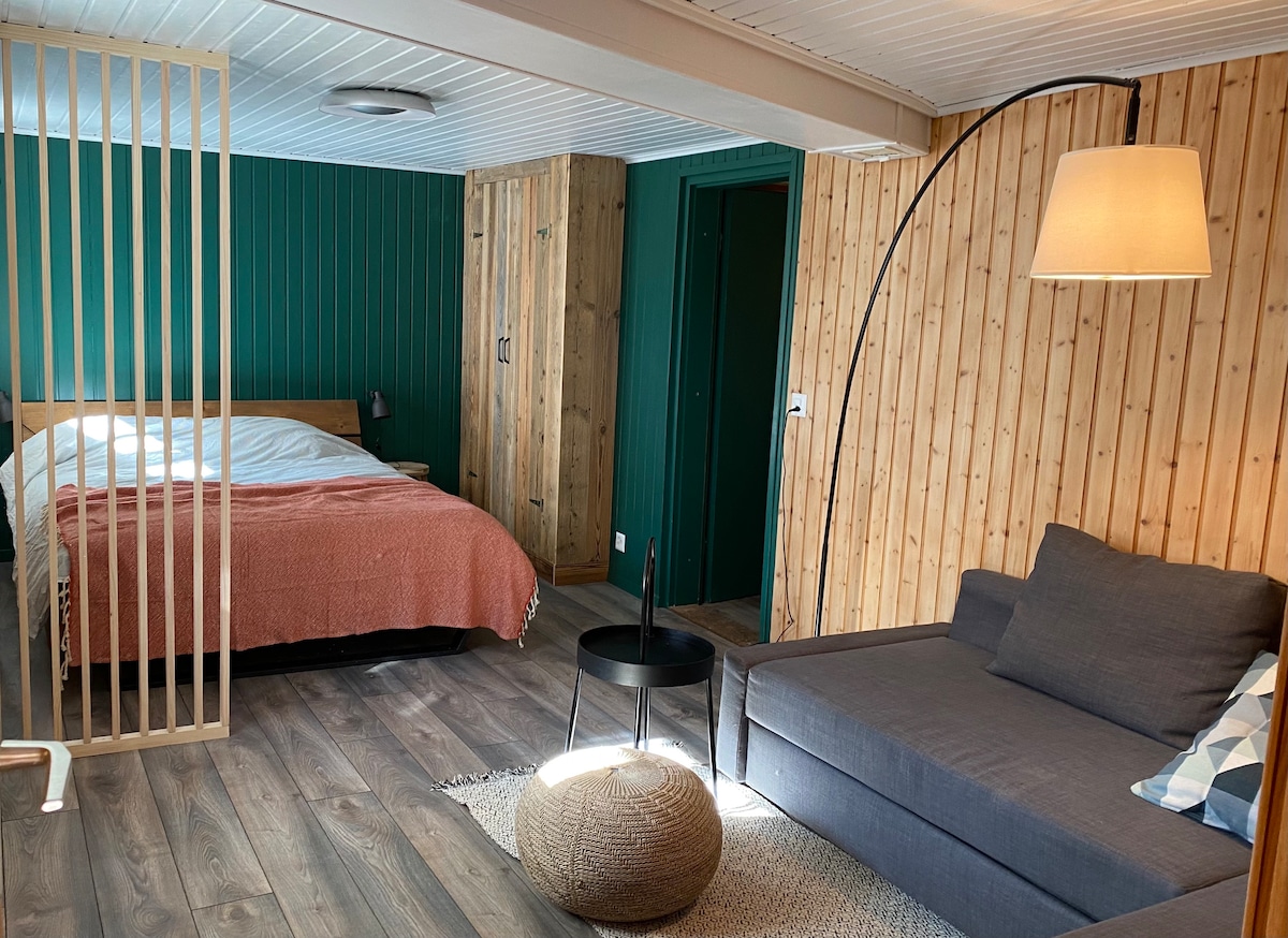 Apartamento separado en la planta baja con cocina privada y baño