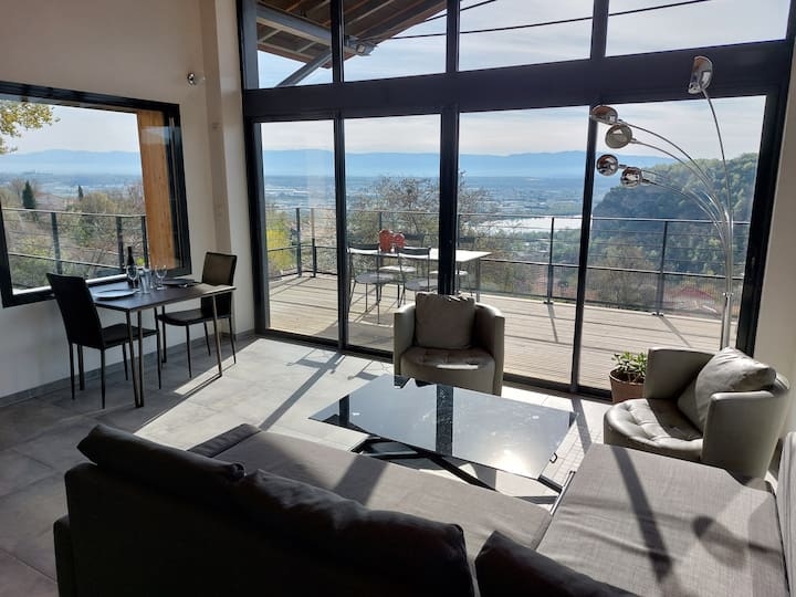 Maison Avec Superbe Vue Pour 2. - Valence
