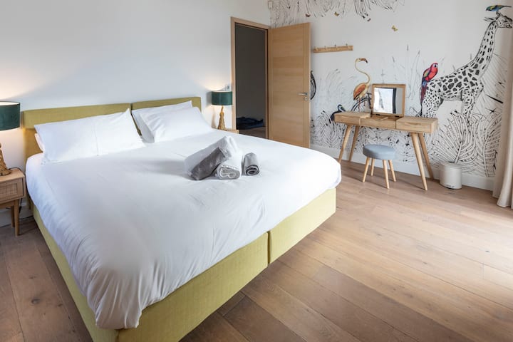 Spálňa 3- 2 jednolôžka alebo jedna manželská posteľ King 