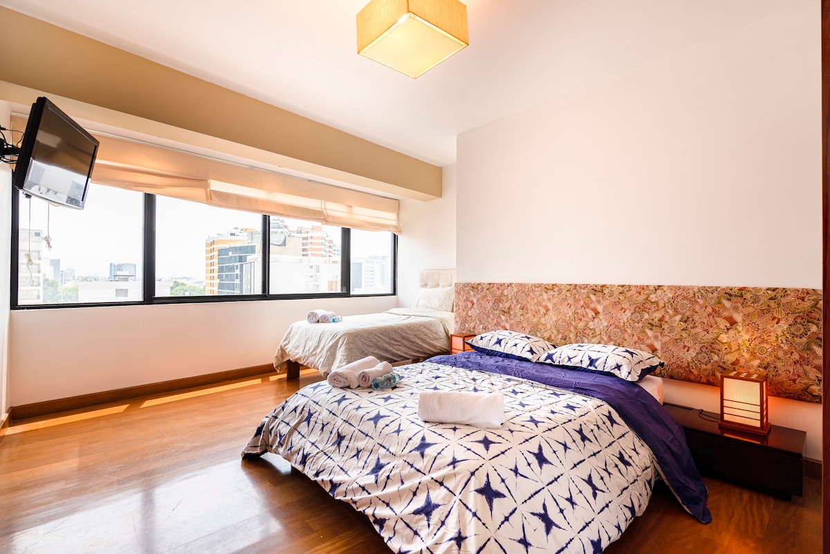 SPÁLŇA Č. 3: Zariadená a vyzdobená. Japonský štýl postele