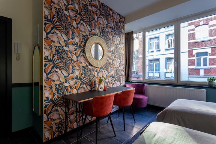 Luxurious Studio Lively Area - Brussels
