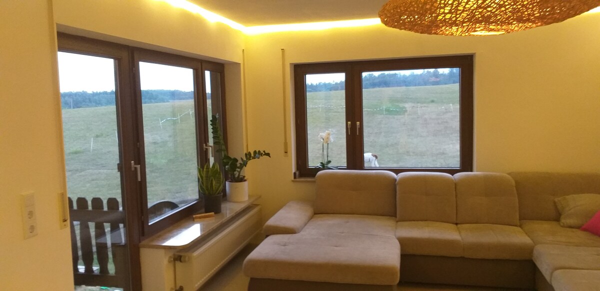 Top Airbnb: FeWo Hansenhof Alpakablick in Schwäbisch Hall