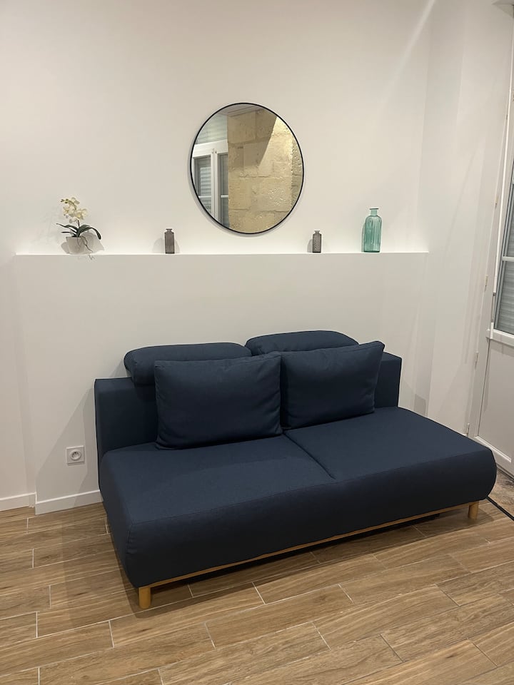 Sofá convertible 140 cm