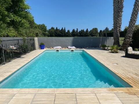 Pleasant villa with pool
