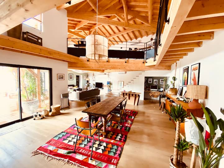 Maison En Bois Familiale Avec Piscine - Bordeaux