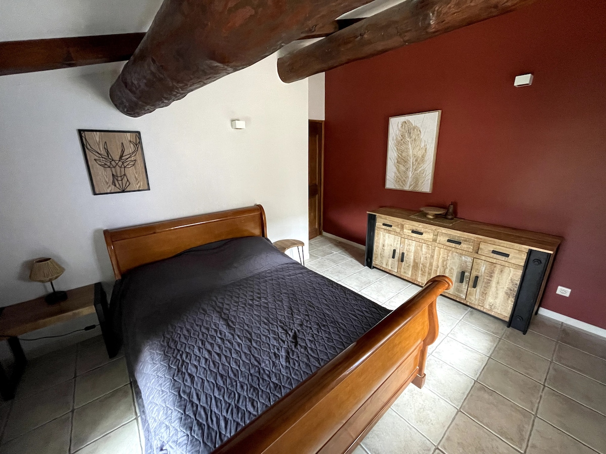 Les Muguets ： 3号房间（楼上）
1张床140x190