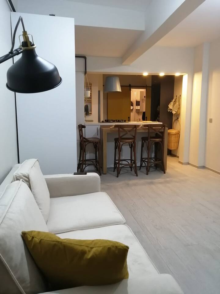 Elegant Studio Apartment With Private Backyard - Istanbul