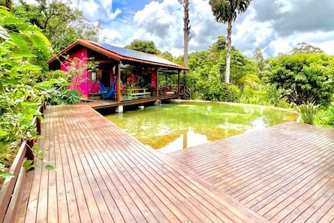 Terra Dourada: 2 houses, 2 pools, 6X interest-free