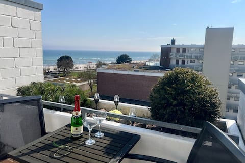 1-room apartment, 100m to the beach