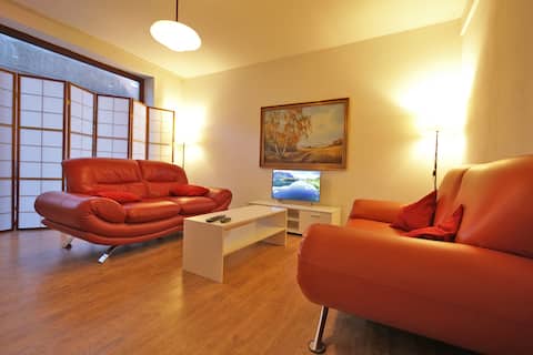 Cozy apartment with rustic courtyard