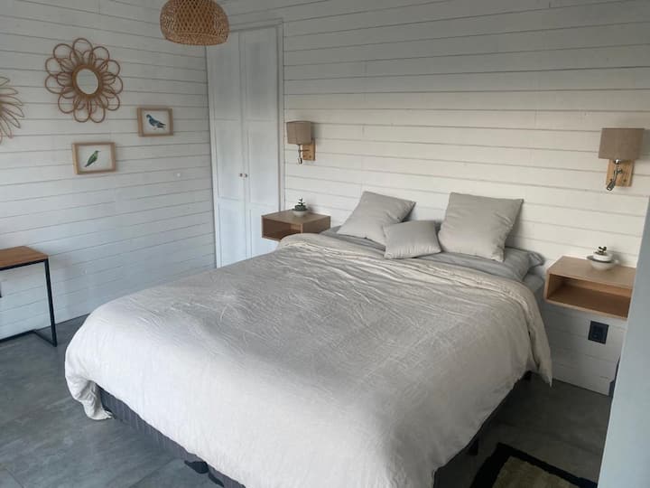 Dhoma kryesore me mbretëreshë sommier