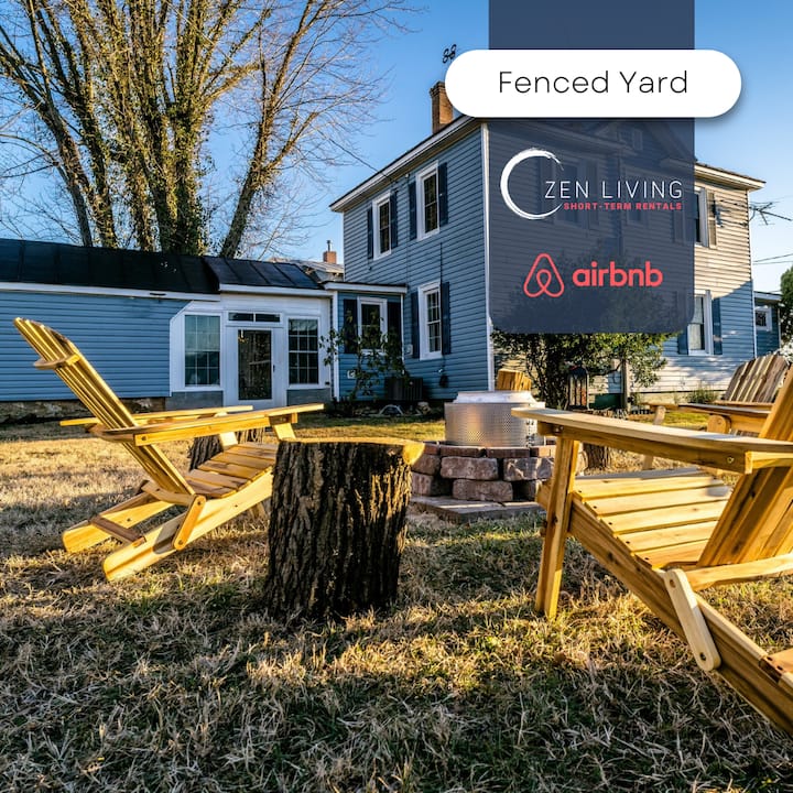Fenced Yard Dog and Family Friendly WIFI Houses for Rent in
