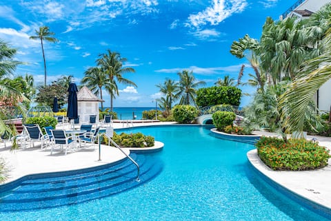 One Caribbean Beachfront Unique Apartment w/ pool