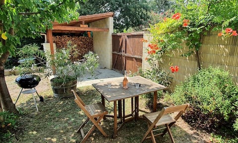 T2 independent access, air conditioning, garden, kitchen, Wi-Fi