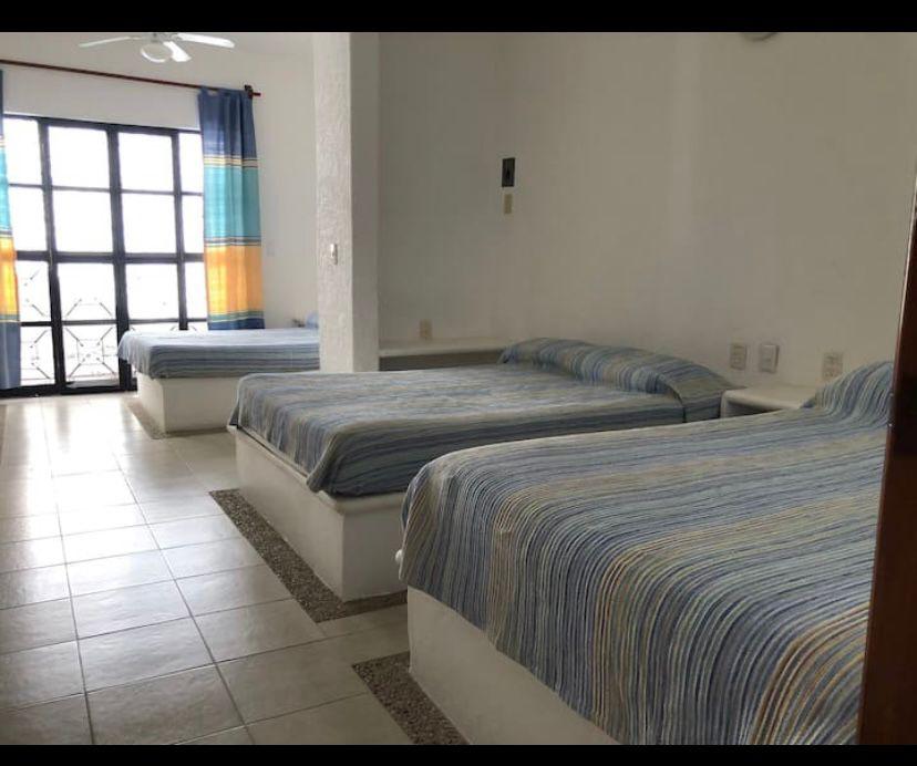 三、房间
3张双人床