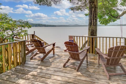 Lakefront home, Gorgeous sunsets