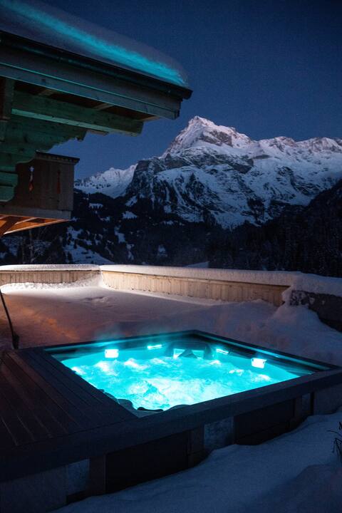 Chalet with Cinema and Jacuzzi in Gsteig b. Gstaad