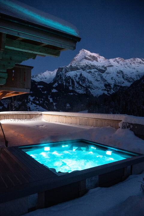 Chalet with Cinema and Jacuzzi in Gsteig b. Gstaad