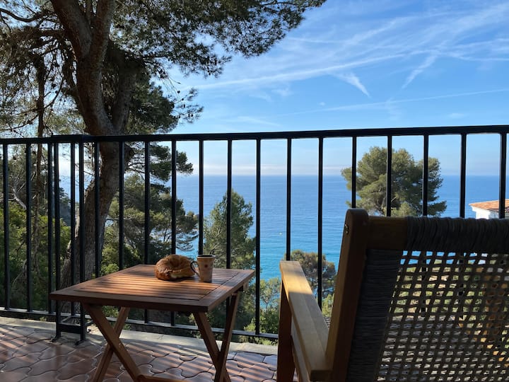 T2 Vue Mer, Accès Plage Piscine Terrasse, Garage - Tossa de Mar