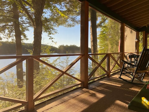 Long Pond, Belgrade Lakes Lakefront Cabins