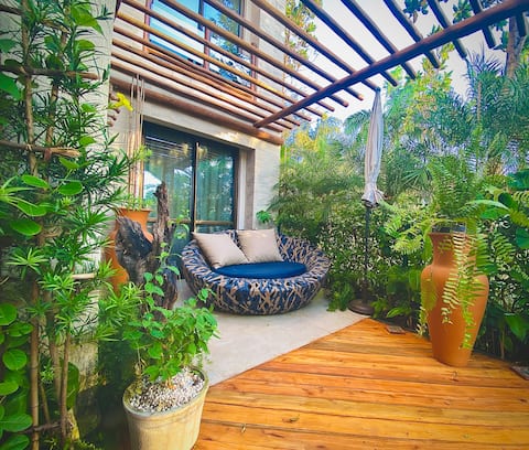 Imóvel de sucesso: Balcony garden ground floor Cumbuco Wai Wai Right on the sand em Caucaia