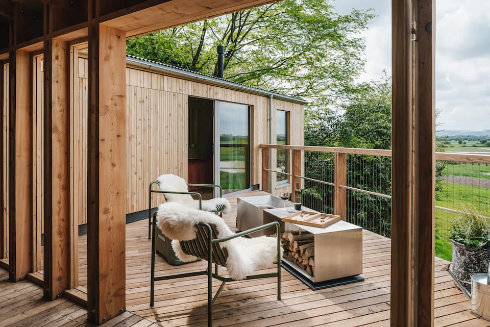 A treehouse for two on an old estate, Elmore, Gloucestershire, United Kingdom, photo 1 of 10