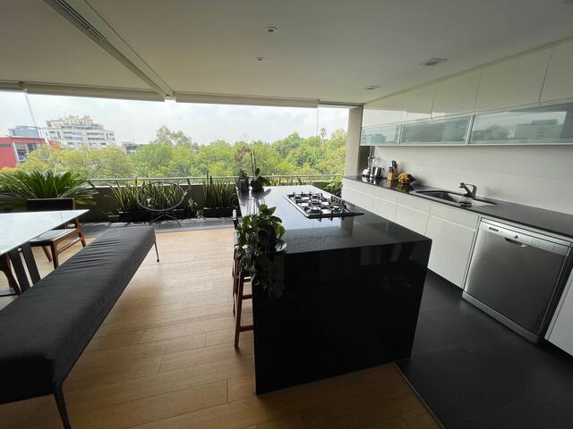 Cozy & illuminated Condesa apt gallery image 3