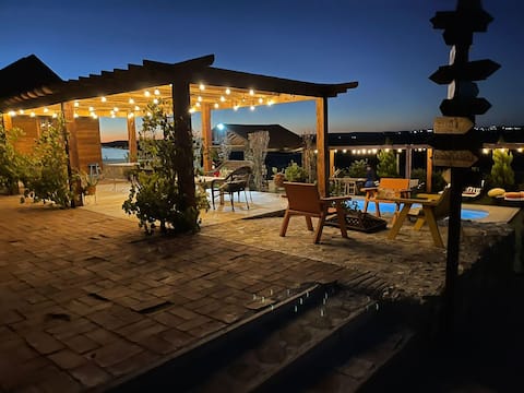 Finca Sei - Large property with fireplace and pool