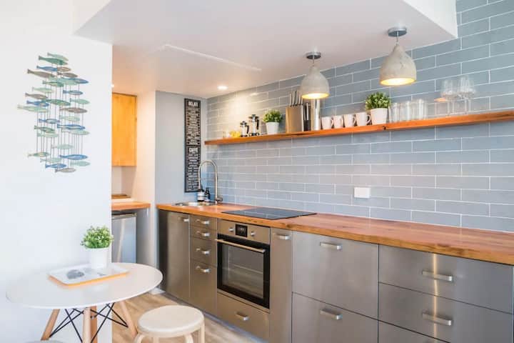 Newly renovated kitchen with all the essentials.