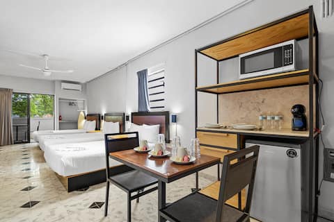 Triple suite with balcony