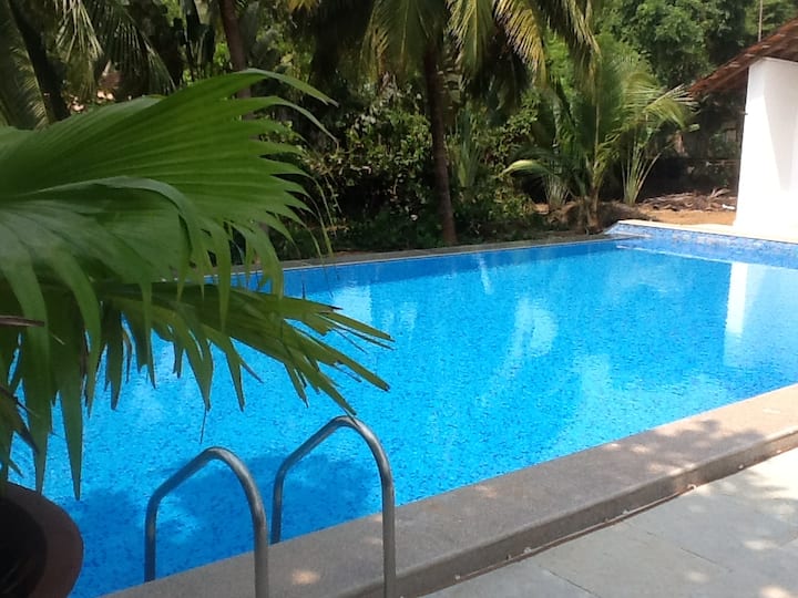 Private Infinity crystal clear swimming pool