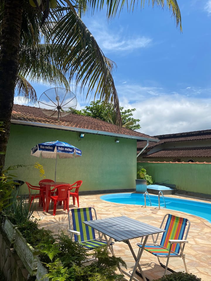 Casa Com Piscina 300m Da Praia - Bertioga