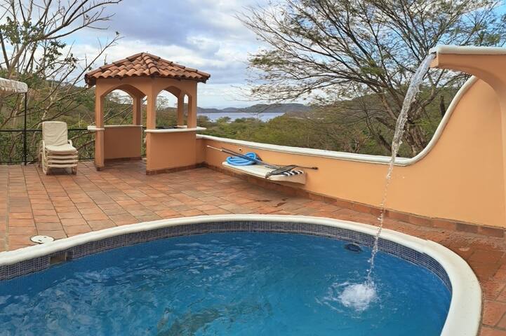 Studio Apartment Terrace Pool with water fall