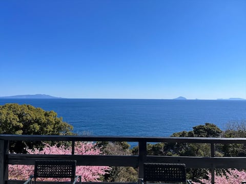 Ocean view/Children free/BBQ (indoor & outdoor)/Theater karaoke/14 people/1 building private/LDK 78