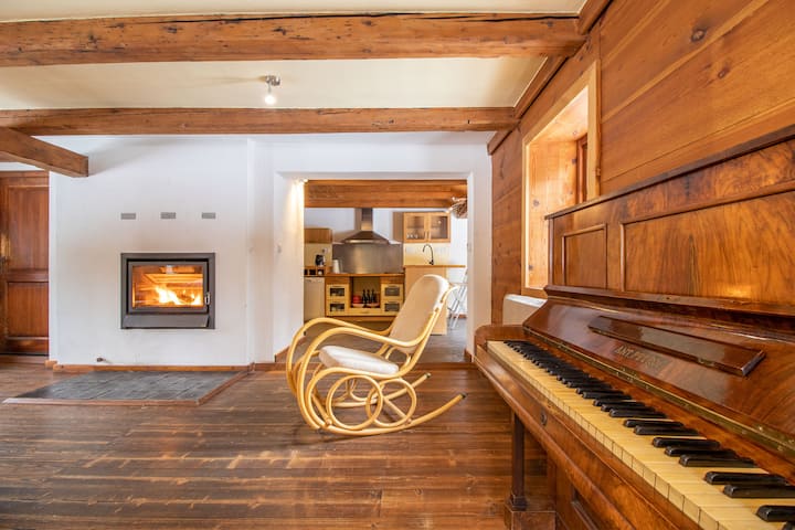 Sebule iliyo na meko wakati wa majira ya baridi