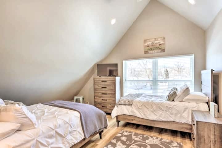 Dormitorio 3 | Cama de matrimonio | Cama individual | Nivel superior | Smart TV