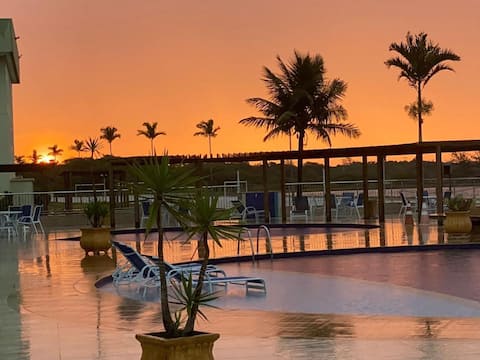 Pôr do sol, Apart-hotel Golden Lake