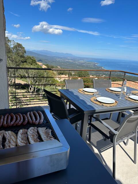 Bergerie Ernestu 4*, Sea view, Pool, Gr20 access