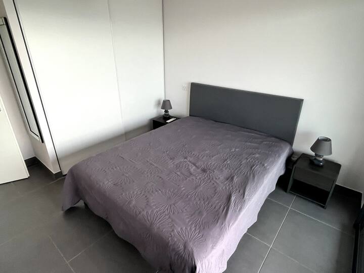 חדר שינה 1 עם מיטה ב -160